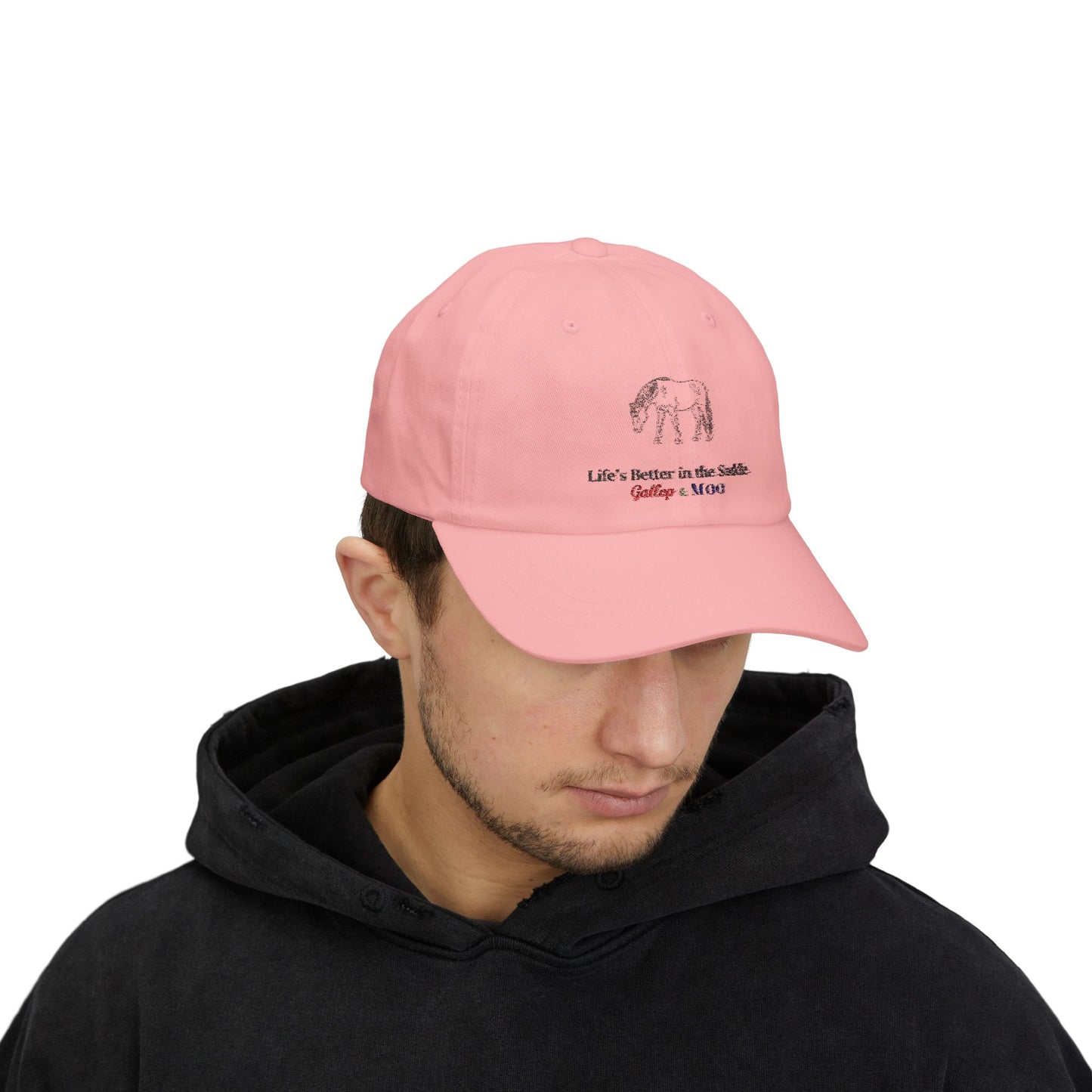 Classic Cap with Whimsical Cow Design, Trendy Dad Hat, Cute Gift for Farmers, Casual Cap for Everyday Wear, Unisex Adjustable Hat