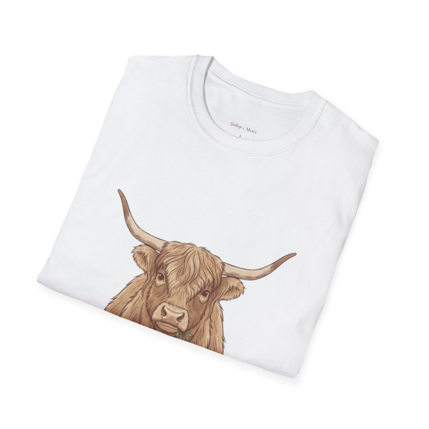 Rustic Farm Animal Tee, Cow T-Shirt, Nature Lover Gift, Unisex Tee, Livestock Tee, Cute Farm Apparel