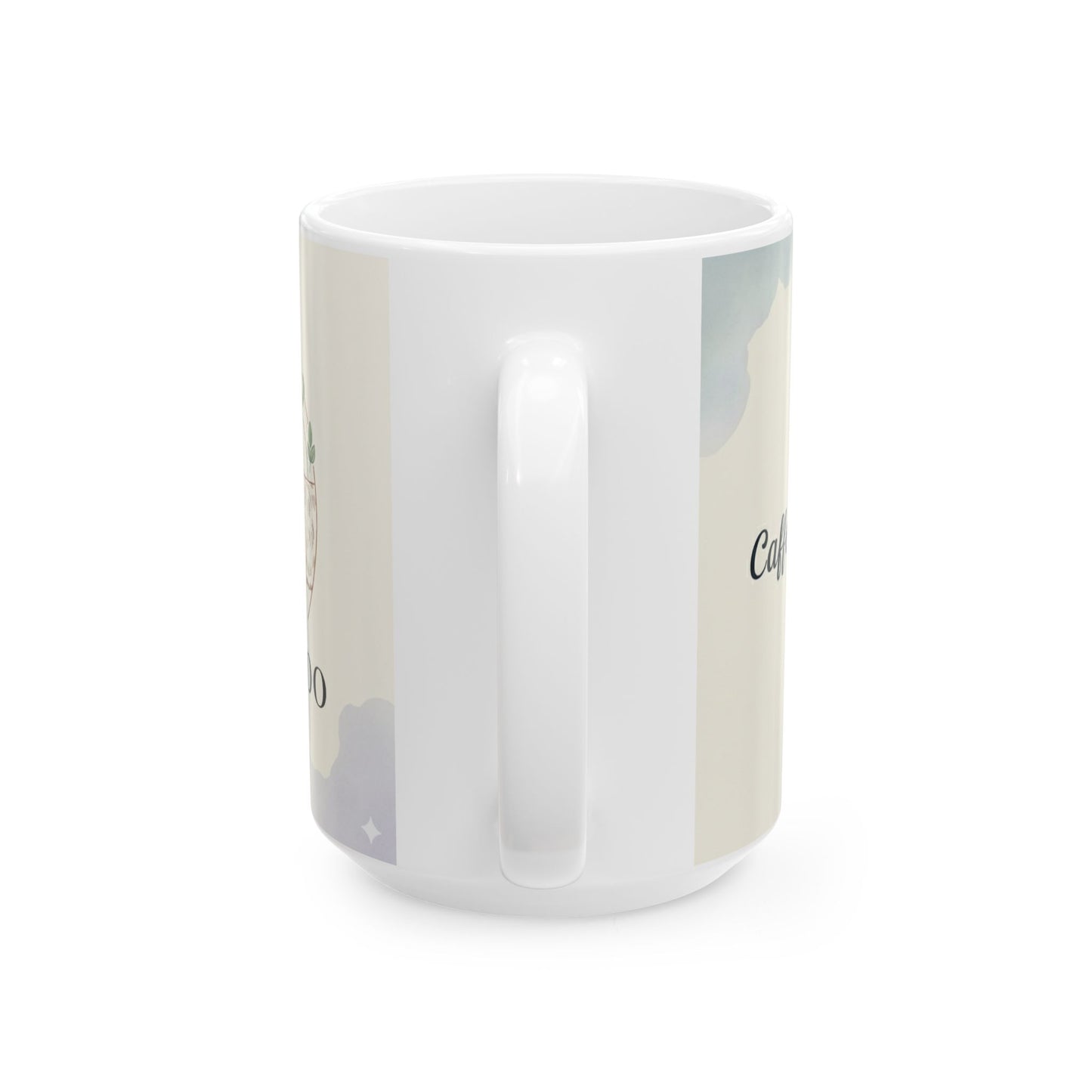 "Caffeine & Canter" Equestrian-Themed Ceramic Mug for Horse Lovers - Gallop & Canter Design, Coffee Mug, Horse Gift, Unique Mug