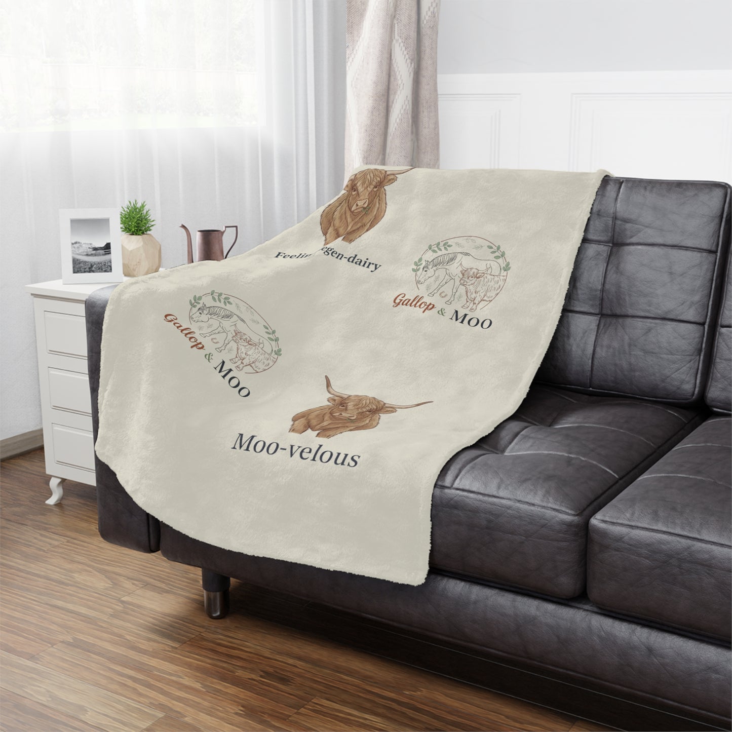 Manta Minky "Sensación de leche legendaria" "Muuuuuuuuuuu", acogedora manta de temática granjera, un regalo encantador para amantes de los lácteos, decoración para habitación infantil, regalo para amantes de los animales.