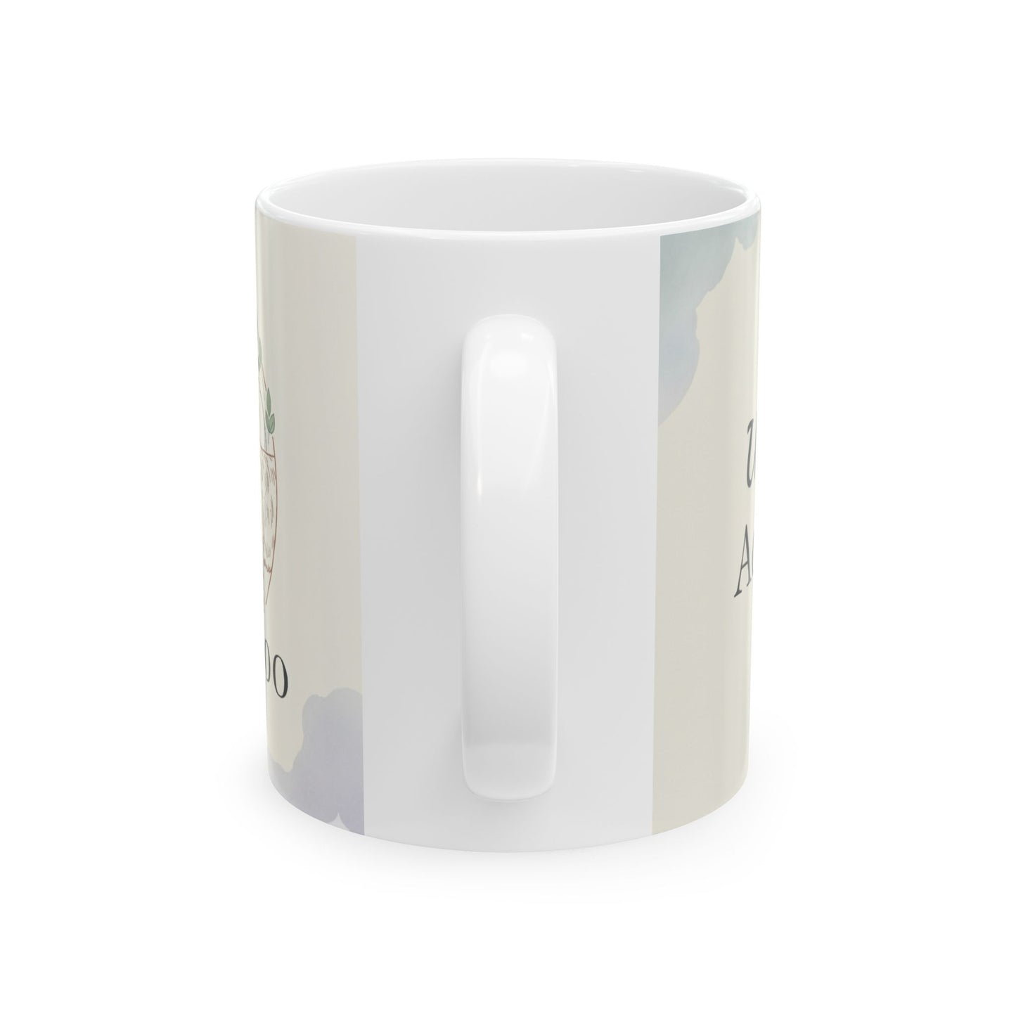 "Udderly Adorable" Perfect for Animal Lovers, Unique Gift for Friends, Inspirational Coffee Cup, 11oz or 15oz