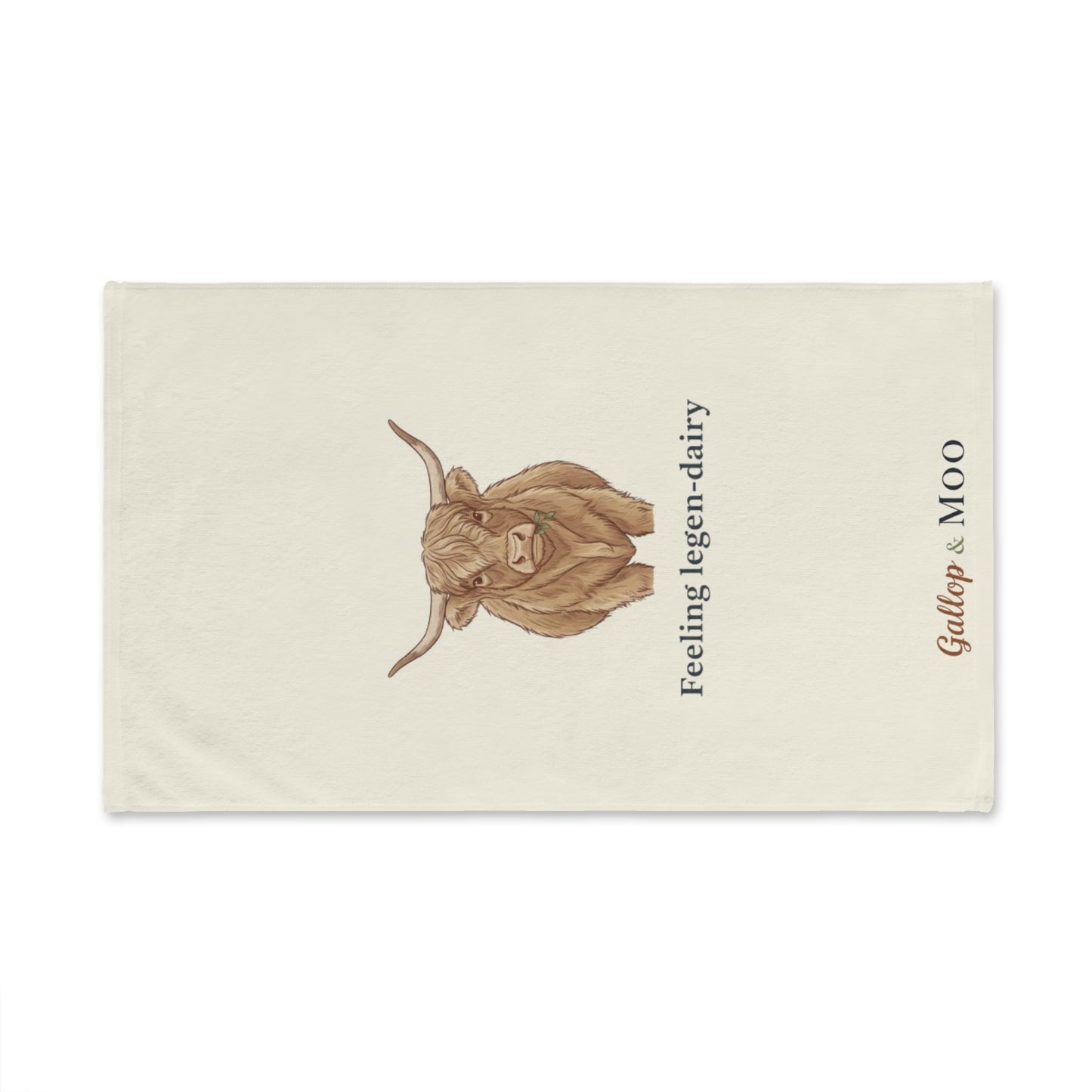 Farmhouse Style Hand Towel, Feeling Legen-dairy Humor, Cute Cow Kitchen Decor, Perfect for Gifts, Rustic Home Accessories