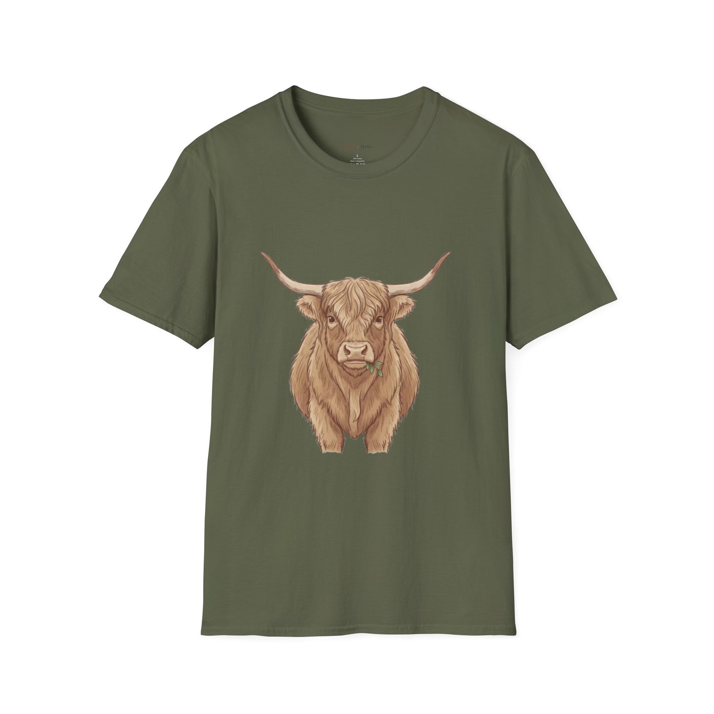 Rustic Farm Animal Tee, Cow T-Shirt, Nature Lover Gift, Unisex Tee, Livestock Tee, Cute Farm Apparel
