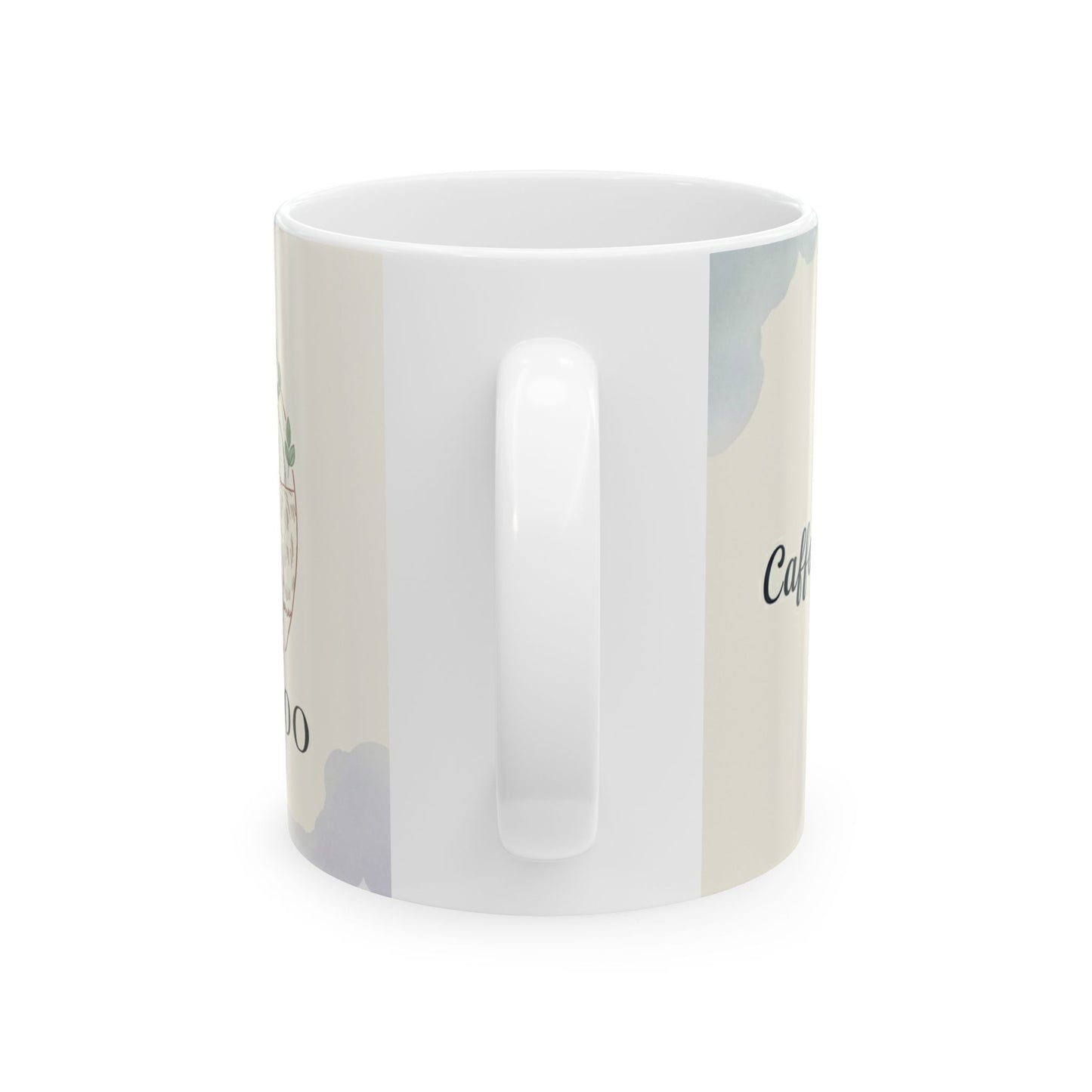 "Caffeine & Canter" Equestrian-Themed Ceramic Mug for Horse Lovers - Gallop & Canter Design, Coffee Mug, Horse Gift, Unique Mug