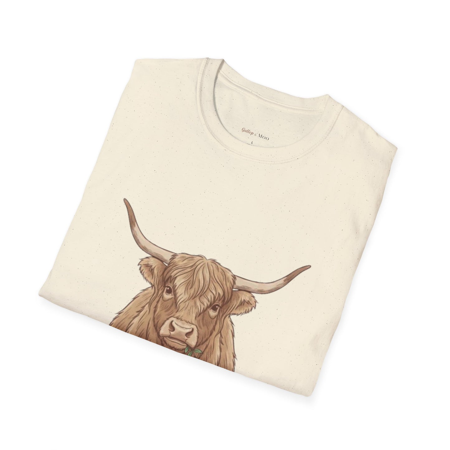 Rustic Farm Animal Tee, Cow T-Shirt, Nature Lover Gift, Unisex Tee, Livestock Tee, Cute Farm Apparel