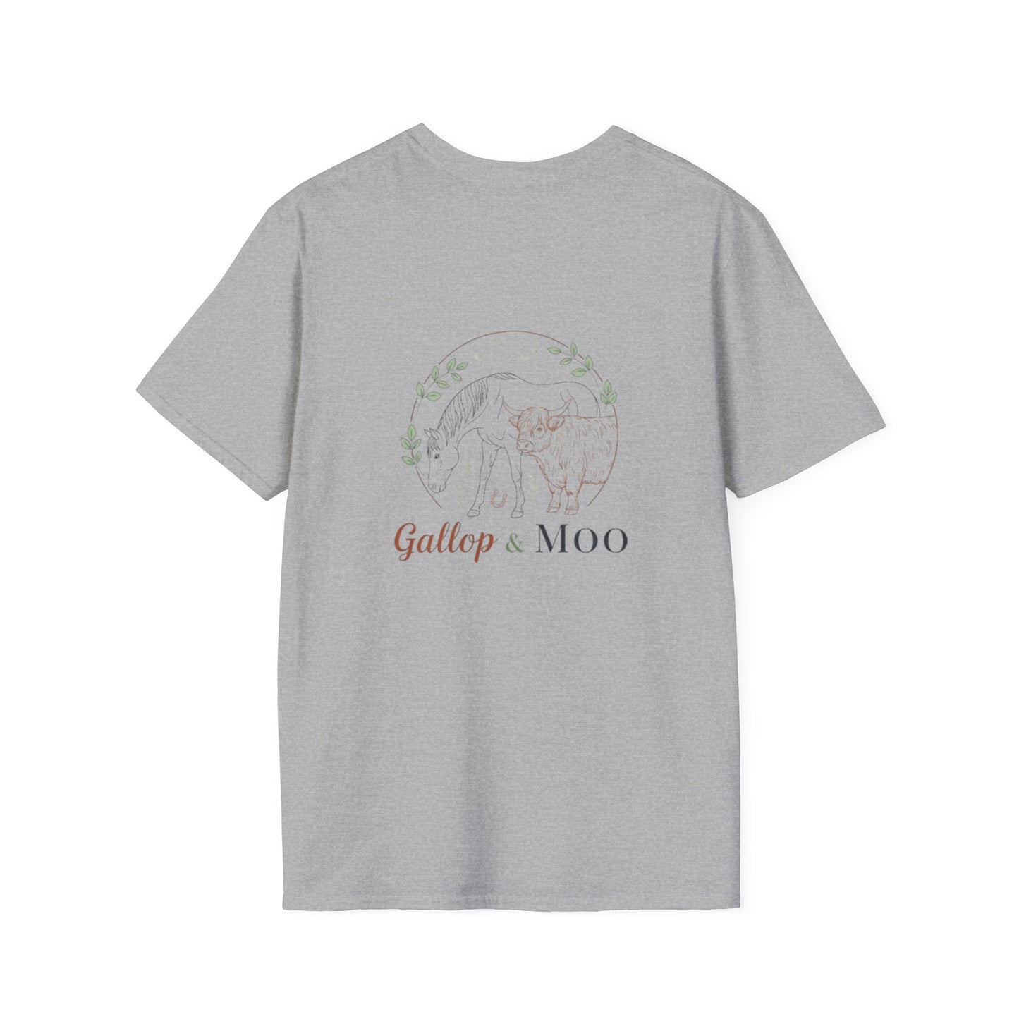 Moo-velous Farm Animal T-Shirt, Cow Lover Gift, Cute Animal Tee, Unisex T-Shirt for Country Style, Farmhouse Decor