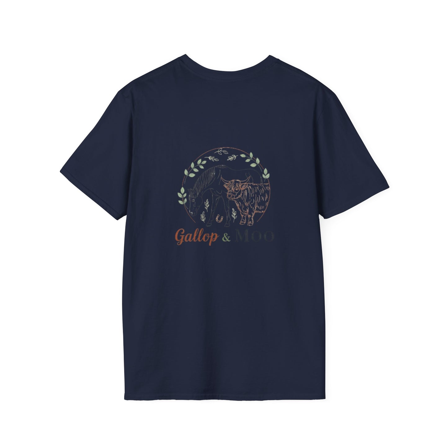 Rustic Farm Animal Tee, Cow T-Shirt, Nature Lover Gift, Unisex Tee, Livestock Tee, Cute Farm Apparel