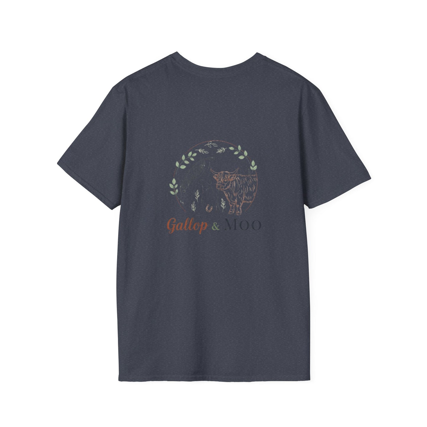Rustic Farm Animal Tee, Cow T-Shirt, Nature Lover Gift, Unisex Tee, Livestock Tee, Cute Farm Apparel