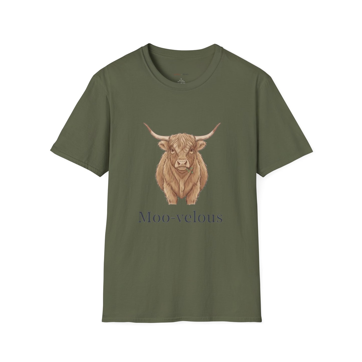 Moo-velous Farm Animal T-Shirt, Cow Lover Gift, Cute Animal Tee, Unisex T-Shirt for Country Style, Farmhouse Decor