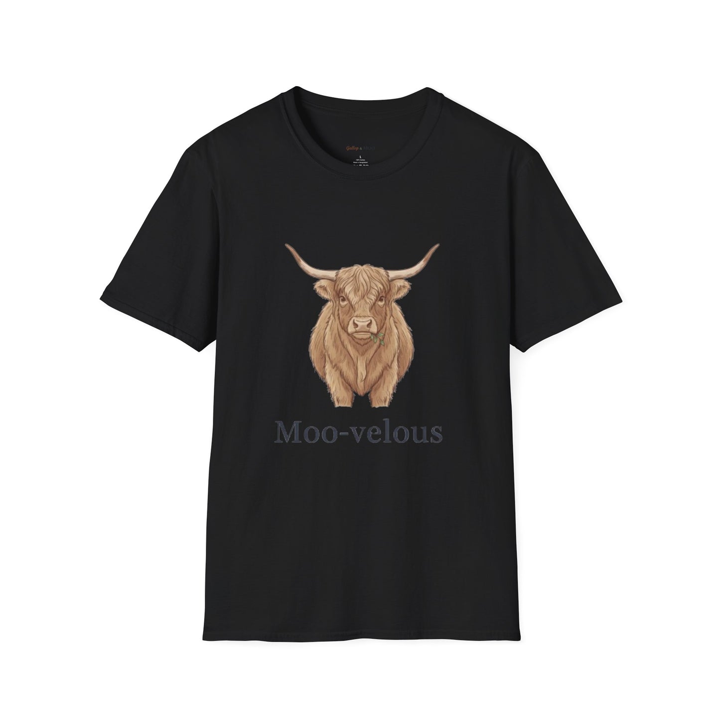 Moo-velous Farm Animal T-Shirt, Cow Lover Gift, Cute Animal Tee, Unisex T-Shirt for Country Style, Farmhouse Decor