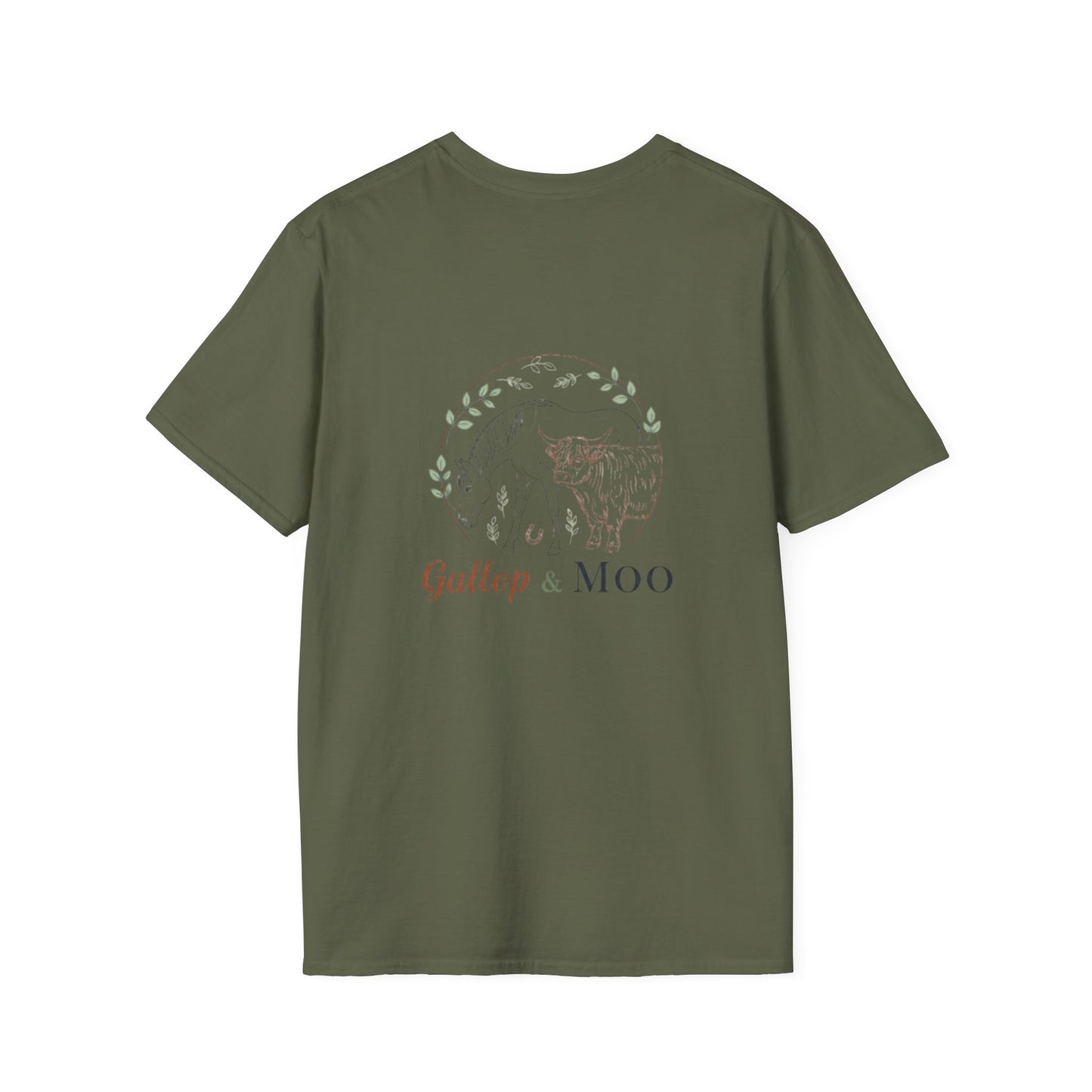Moo-velous Farm Animal T-Shirt, Cow Lover Gift, Cute Animal Tee, Unisex T-Shirt for Country Style, Farmhouse Decor