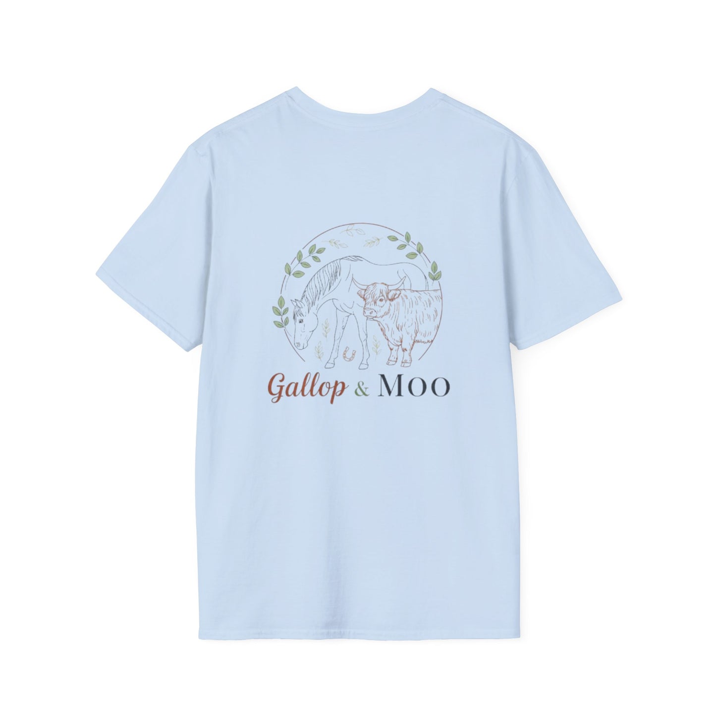 Life's Better in the Saddle Unisex Softstyle T-Shirt, Cow Lover Gift, Equestrian Tee, Farm Life Shirt, Horse Rider Apparel