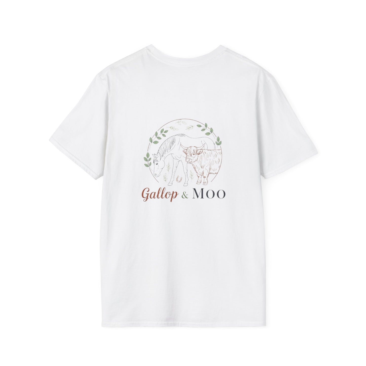Moo-velous Farm Animal T-Shirt, Cow Lover Gift, Cute Animal Tee, Unisex T-Shirt for Country Style, Farmhouse Decor