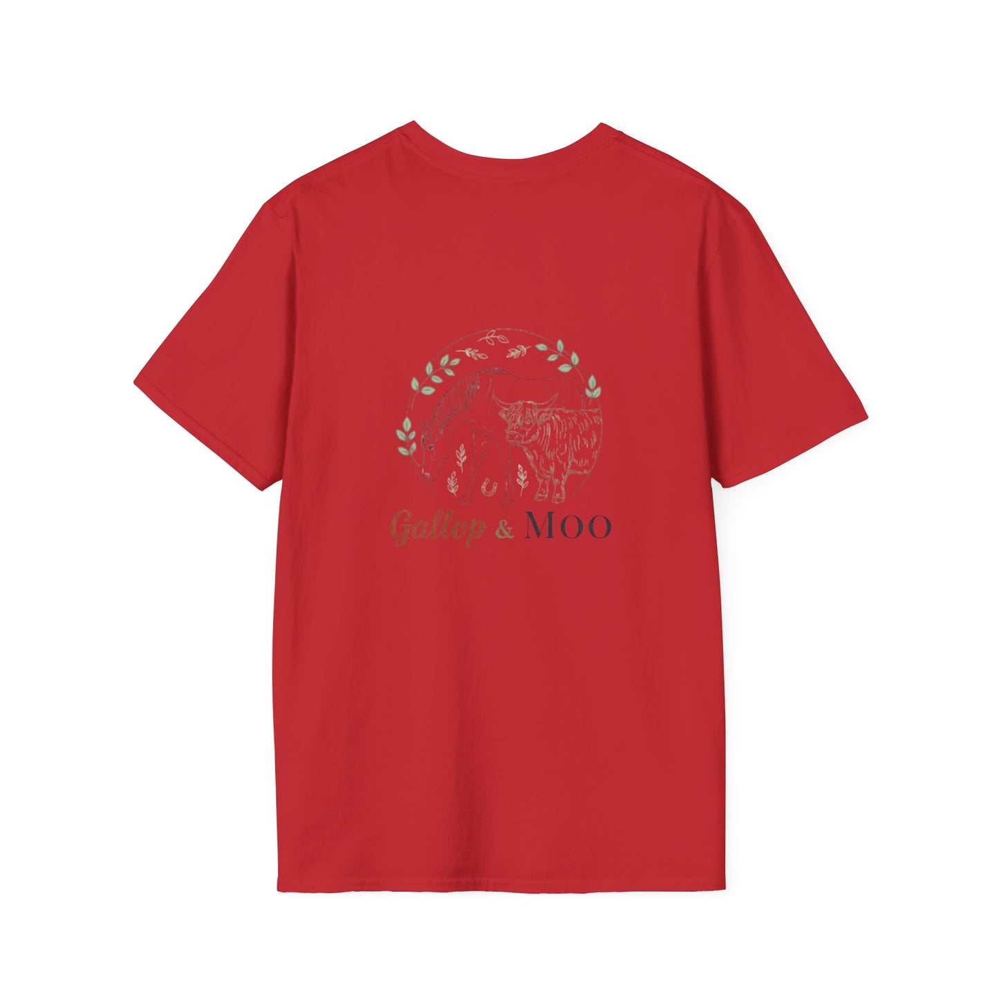 Rustic Farm Animal Tee, Cow T-Shirt, Nature Lover Gift, Unisex Tee, Livestock Tee, Cute Farm Apparel