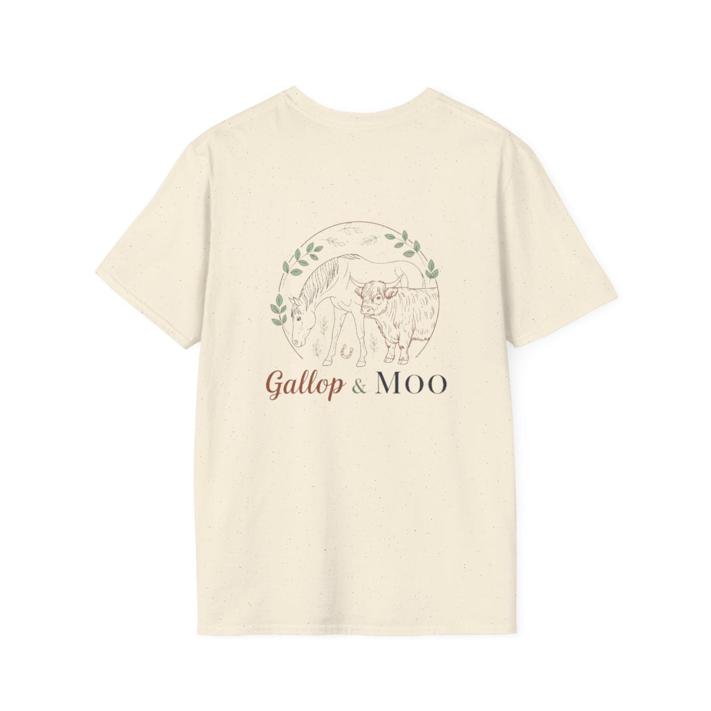 Life's Better in the Saddle Unisex Softstyle T-Shirt, Cow Lover Gift, Equestrian Tee, Farm Life Shirt, Horse Rider Apparel