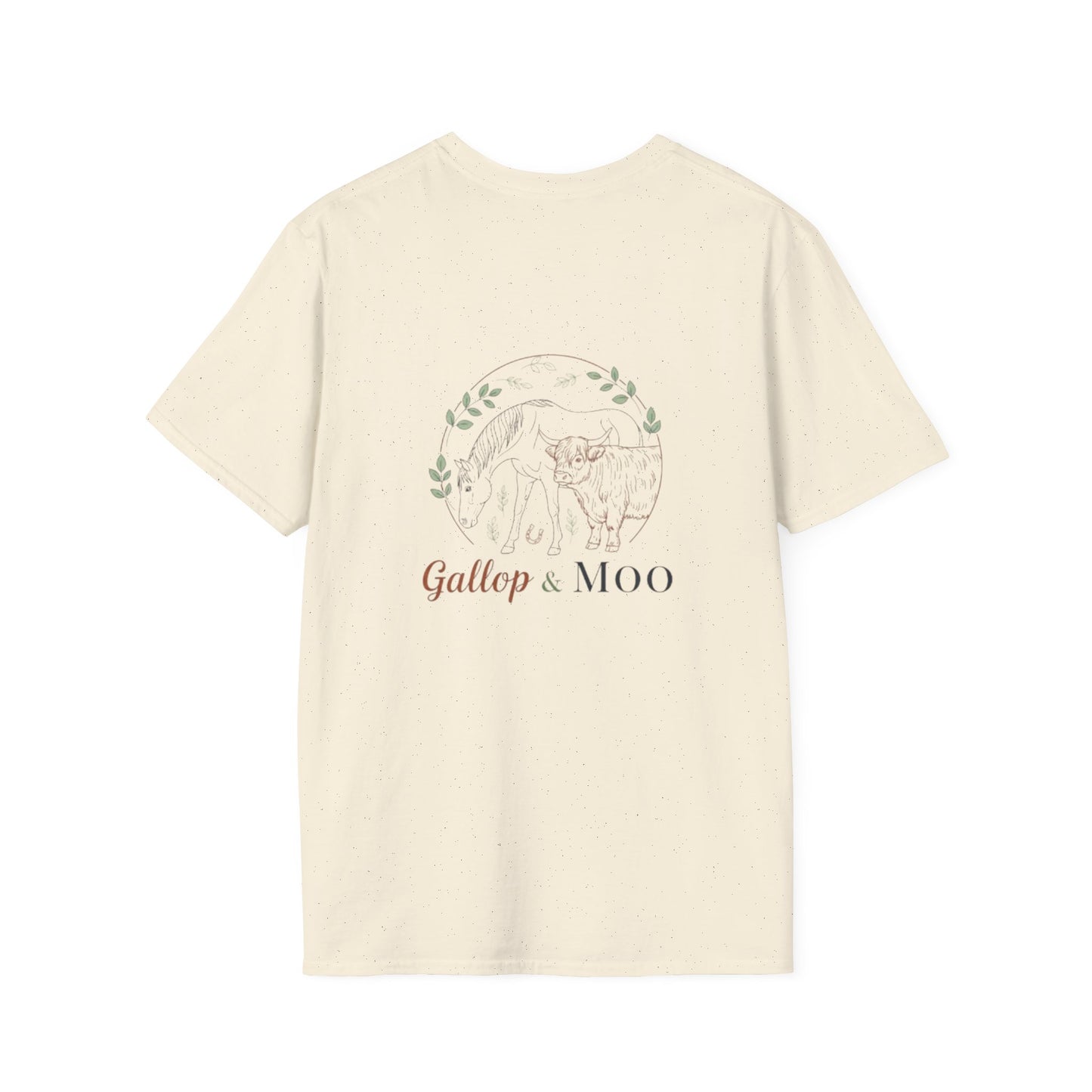 Moo-velous Farm Animal T-Shirt, Cow Lover Gift, Cute Animal Tee, Unisex T-Shirt for Country Style, Farmhouse Decor