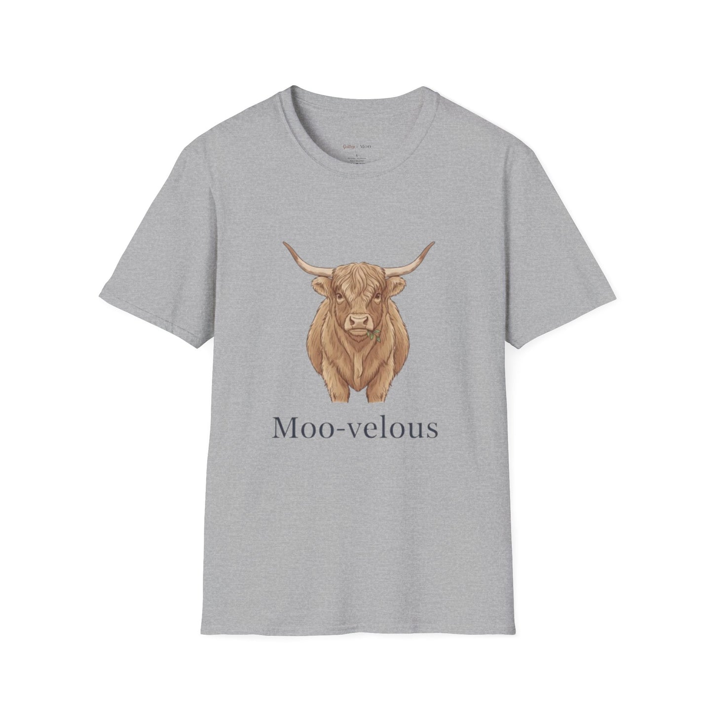 Moo-velous Farm Animal T-Shirt, Cow Lover Gift, Cute Animal Tee, Unisex T-Shirt for Country Style, Farmhouse Decor