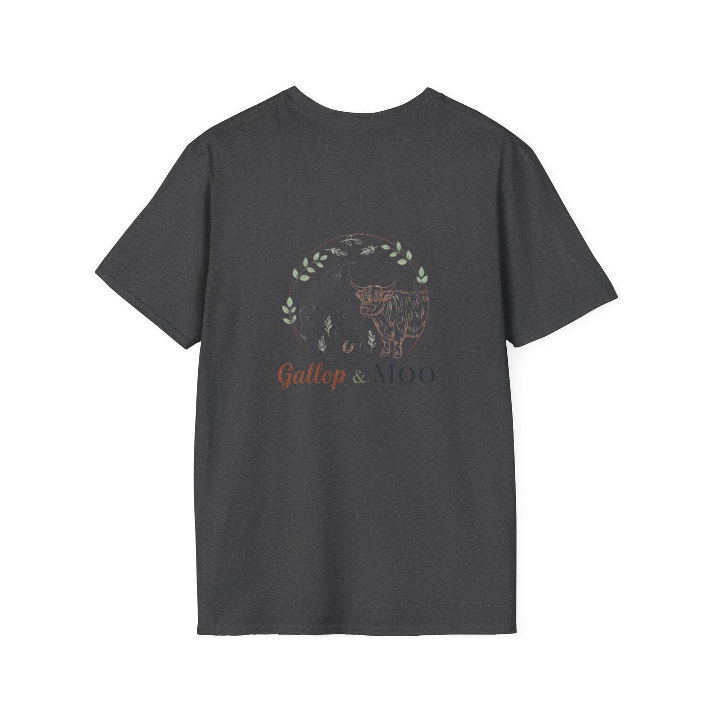 Rustic Farm Animal Tee, Cow T-Shirt, Nature Lover Gift, Unisex Tee, Livestock Tee, Cute Farm Apparel