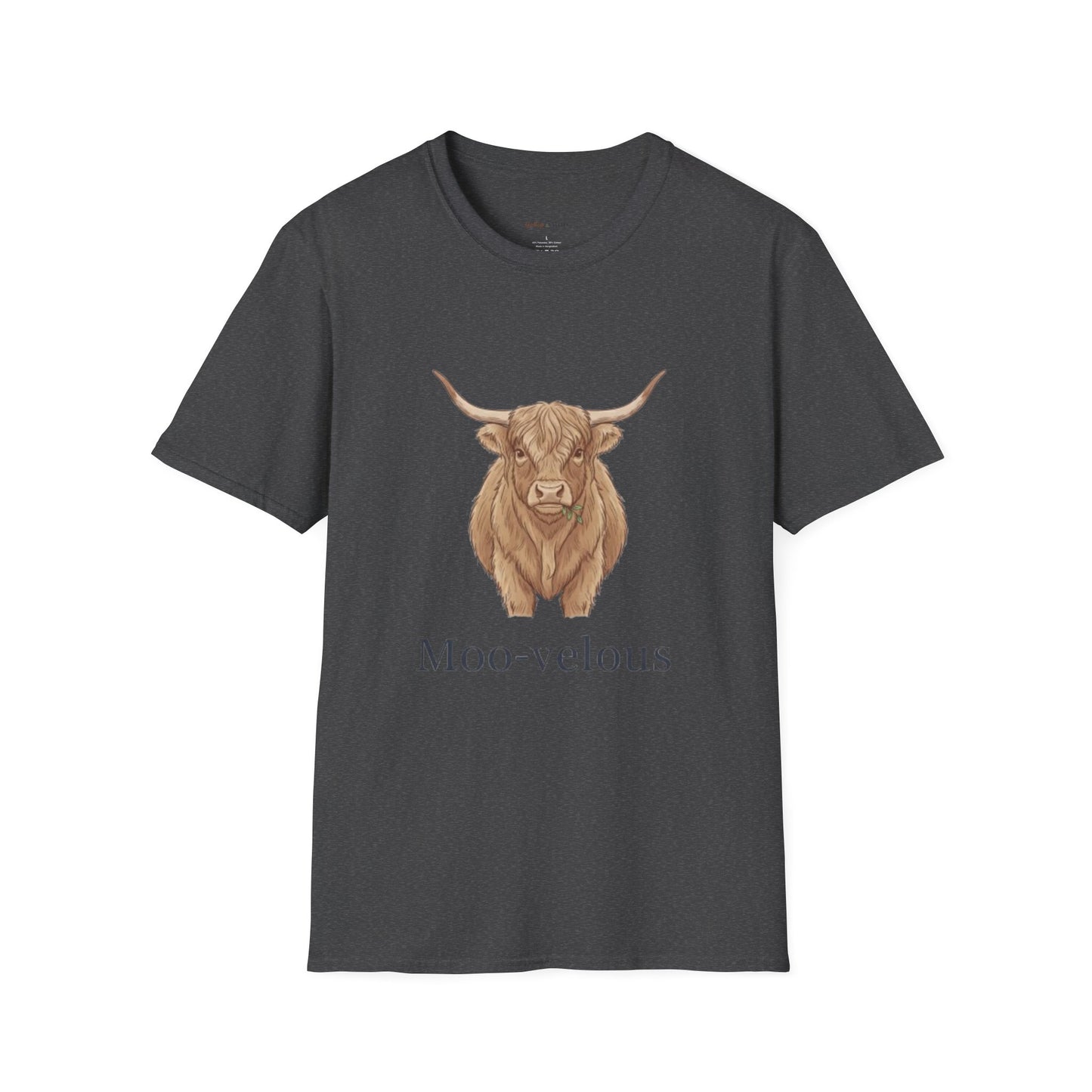 Moo-velous Farm Animal T-Shirt, Cow Lover Gift, Cute Animal Tee, Unisex T-Shirt for Country Style, Farmhouse Decor