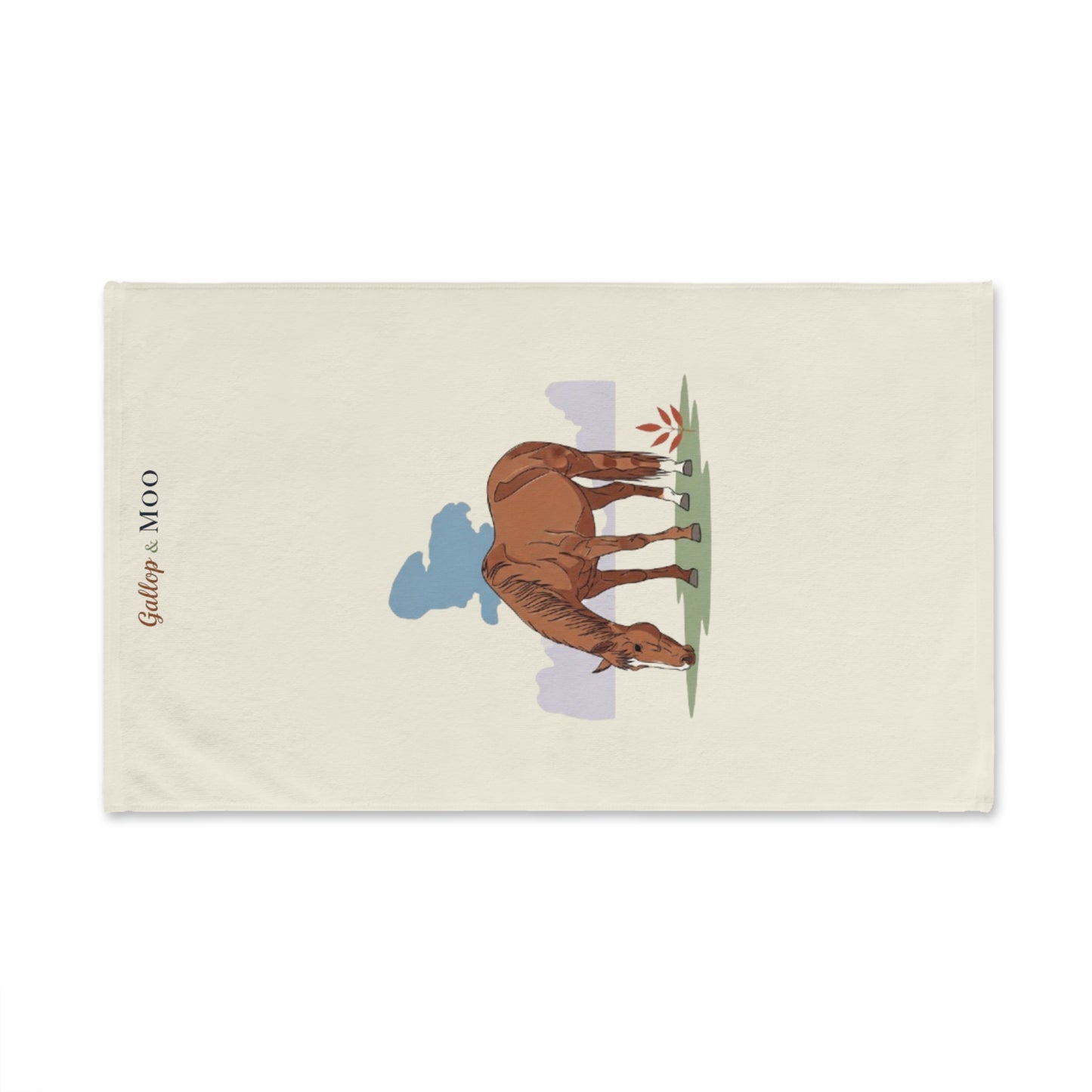 Equestrian Hand Towel, Horse Kitchen Towel, Farmhouse Decor, Gift for Horse Lovers, Rustic Charm Towel