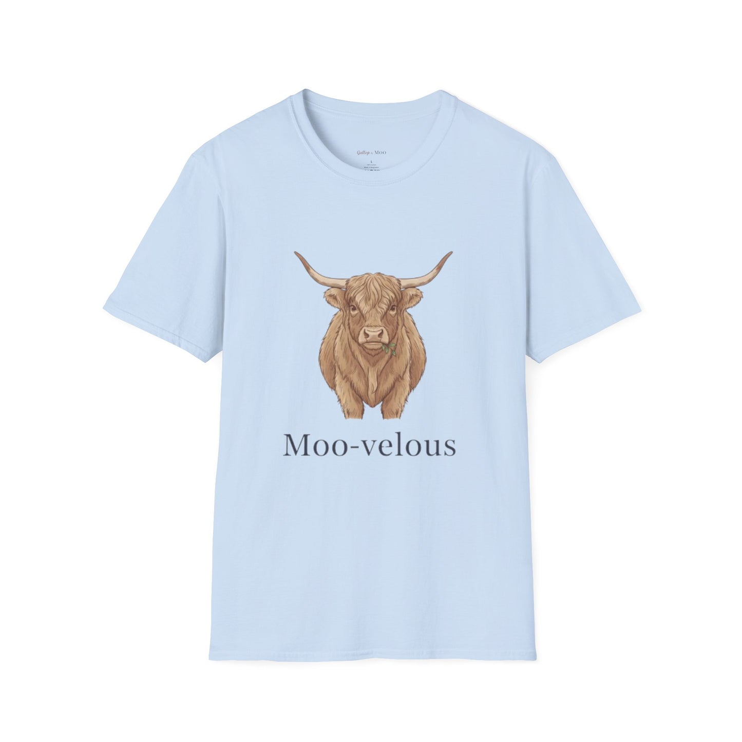 Moo-velous Farm Animal T-Shirt, Cow Lover Gift, Cute Animal Tee, Unisex T-Shirt for Country Style, Farmhouse Decor