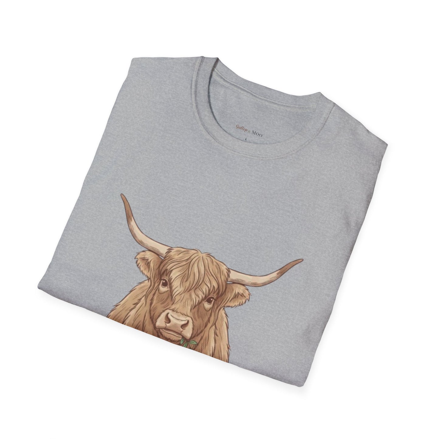 Rustic Farm Animal Tee, Cow T-Shirt, Nature Lover Gift, Unisex Tee, Livestock Tee, Cute Farm Apparel