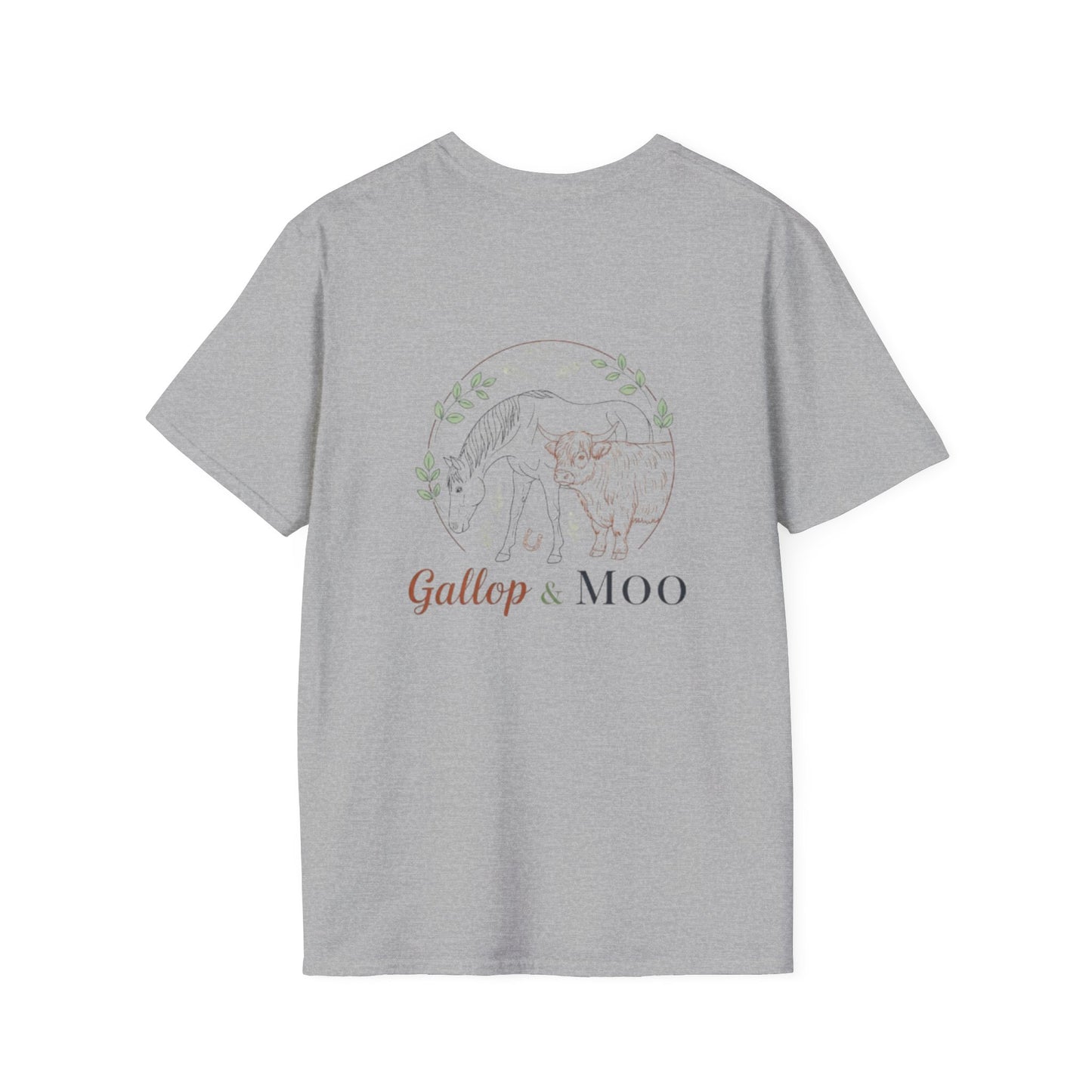 Life's Better in the Saddle Unisex Softstyle T-Shirt, Cow Lover Gift, Equestrian Tee, Farm Life Shirt, Horse Rider Apparel