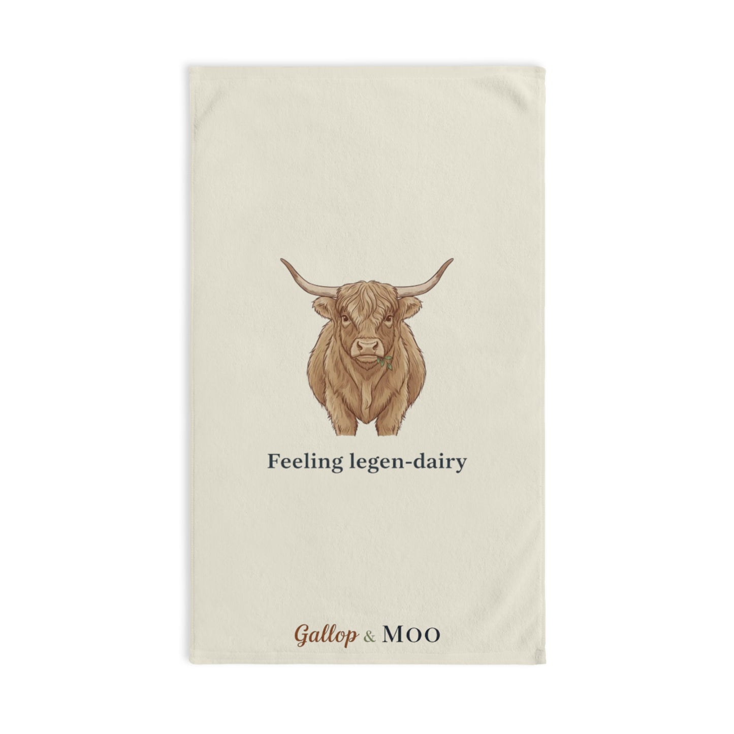 Farmhouse Style Hand Towel, Feeling Legen-dairy Humor, Cute Cow Kitchen Decor, Perfect for Gifts, Rustic Home Accessories