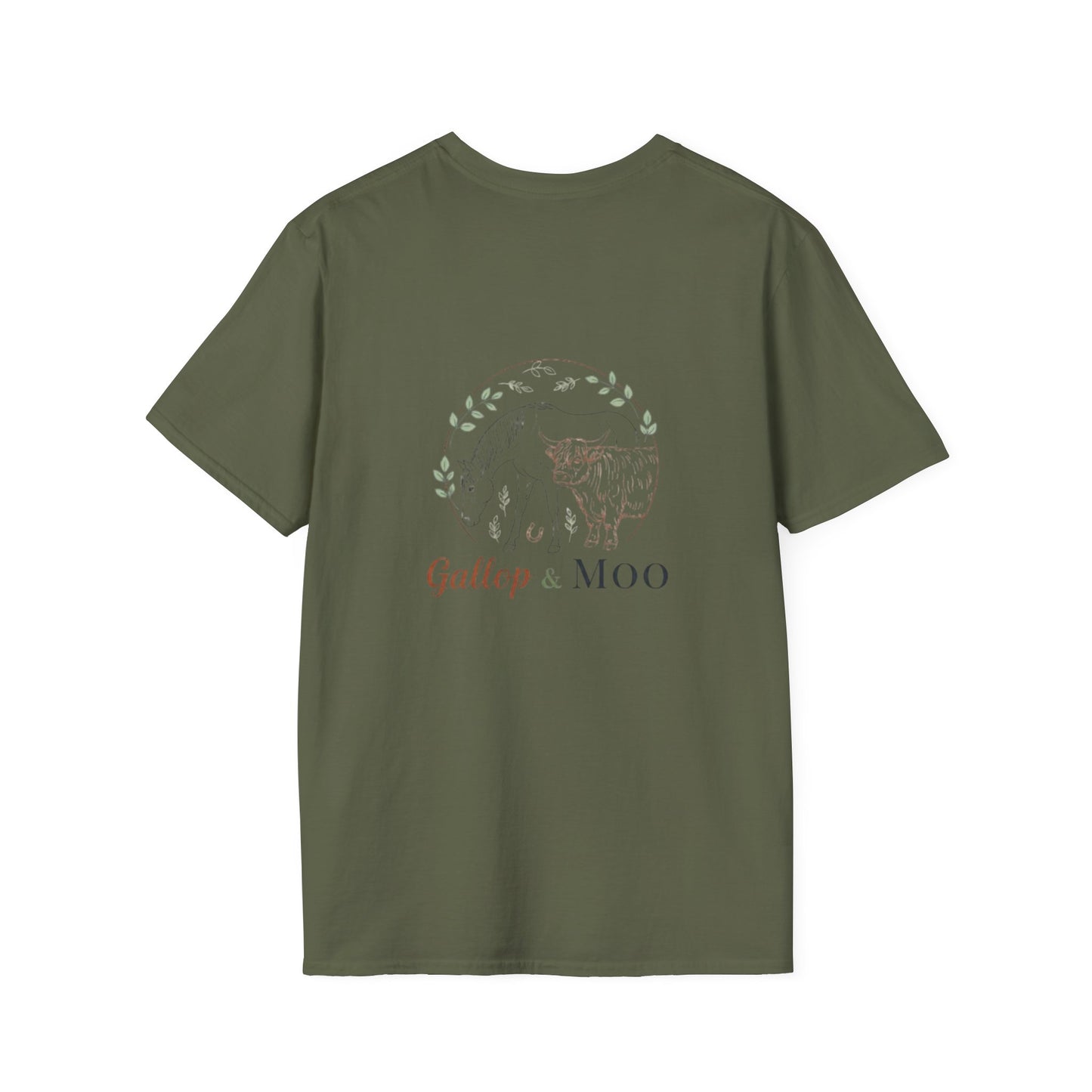 Rustic Farm Animal Tee, Cow T-Shirt, Nature Lover Gift, Unisex Tee, Livestock Tee, Cute Farm Apparel